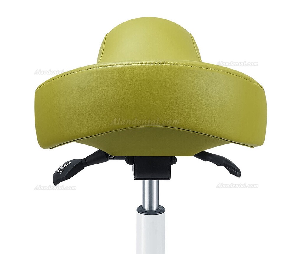 TYTC PLST-075 Ergonomic Dental Assistant Stool Dental Hygiene Saddle Stool (Angle and Height Adjustable)